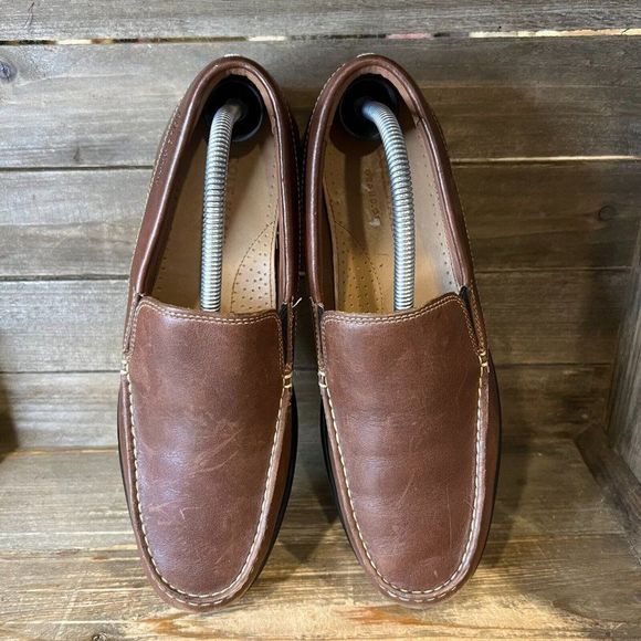 Mens Cole Haan Santa Barbara Brown Leather Comfort Loafers‎ Shoes Size 9 M GUC main image 6